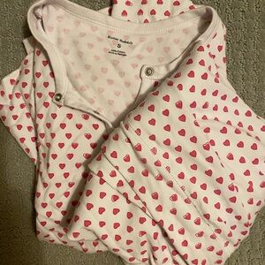 Roller rabbit pink heart long sleeve set